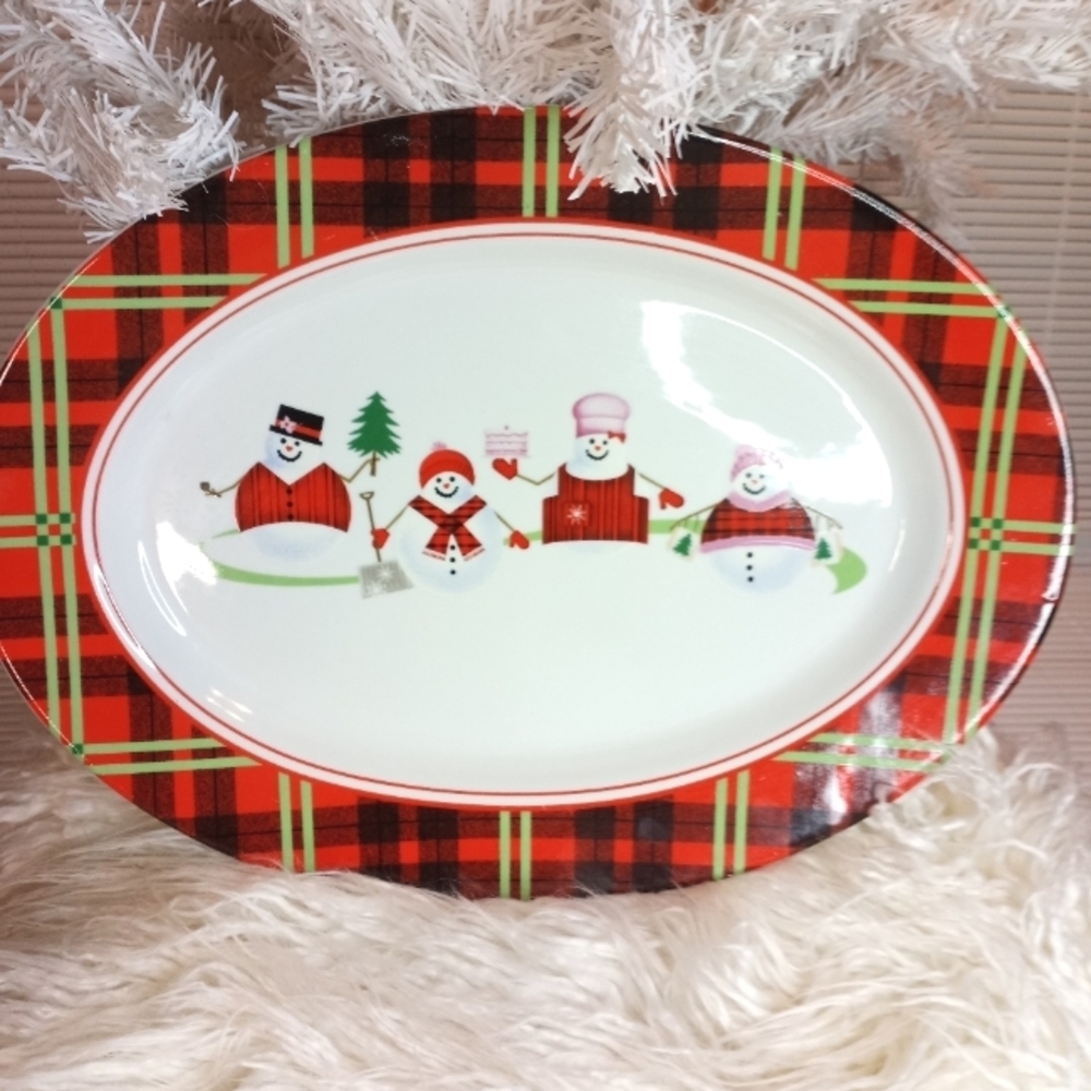 80s Dylan Designs Christmas Platter